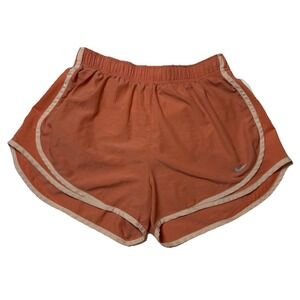 Nike Dri-Fit Women's Orange Athletic Running Shorts Size Medium Workout